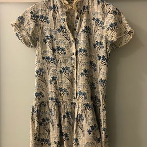 Free People long flowered blouse!
